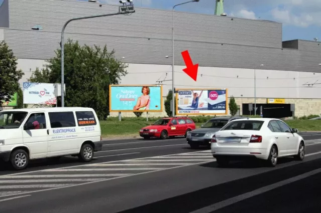 Malá Hradební /U Trati FORUM, Ústí nad Labem, Ústí nad Labem, billboard