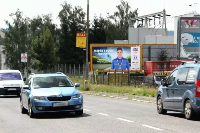 Ladova, Jablonec nad Nisou, Jablonec nad Nisou, billboard