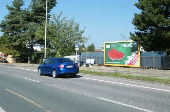 Průmyslová, Pardubice, Pardubice, billboard