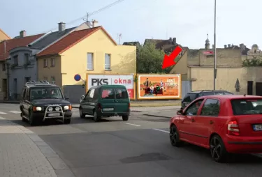 Komenského /Rokycanova, Vysoké Mýto, Ústí nad Orlicí, billboard