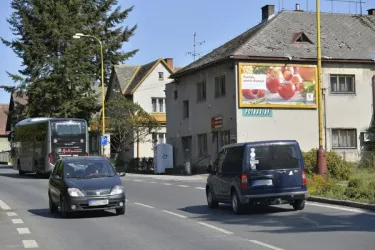 Vrchlabská I/14, Jilemnice, Semily, billboard