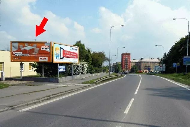 Opavská /17.listopadu I/11, Ostrava, Ostrava, billboard