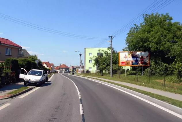 Opavská I/56, Kravaře, Opava, billboard