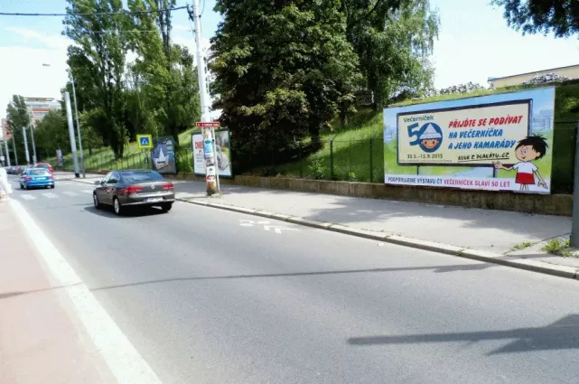 Koněvova /V Jezerách, Praha 3, Praha 03, billboard