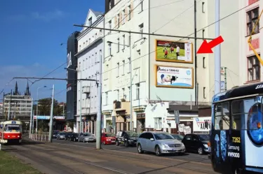 Bubenské nábř. /Argentinská, Praha 7, Praha 07, billboard