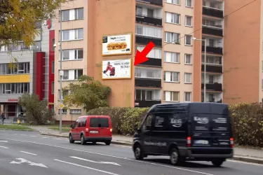 Ruská /V Předpolí ALBERT, Praha 10, Praha 10, billboard