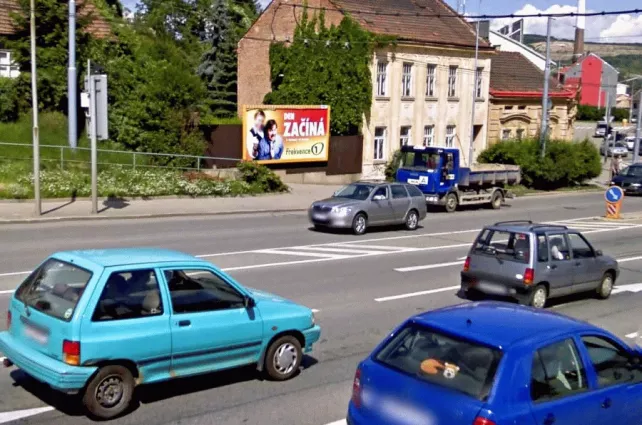 Provazníkova /Dukelská tř.I/42, Brno, Brno, billboard