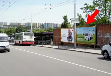 Pálavské nám., Brno, Brno, billboard