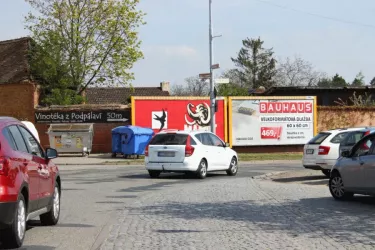 Ivanovické nám., Brno, Brno, billboard
