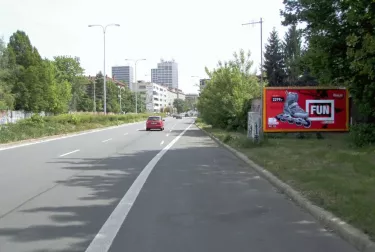 Hradecká /Pod Kaštany, Brno, Brno, billboard