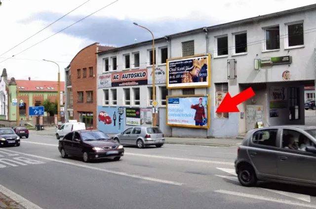 Havlíčkova /Gorkého, Jihlava, Jihlava, billboard