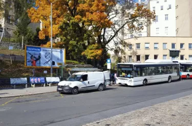 Ovocný trh nádr.BUS, Jablonec nad Nisou, Jablonec nad Nisou, billboard