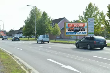 Skaštická I/55, Hulín, Kroměříž, billboard