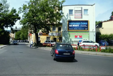 Františkovská /Orlí BILLA, Liberec, Liberec, billboard