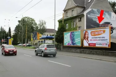 Krnovská I/11, Opava, Opava, billboard