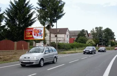 Borovy E53, I/27,Borovy, Plzeň, billboard