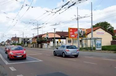 Nepomucká /Pěnkavova, Plzeň, Plzeň, billboard