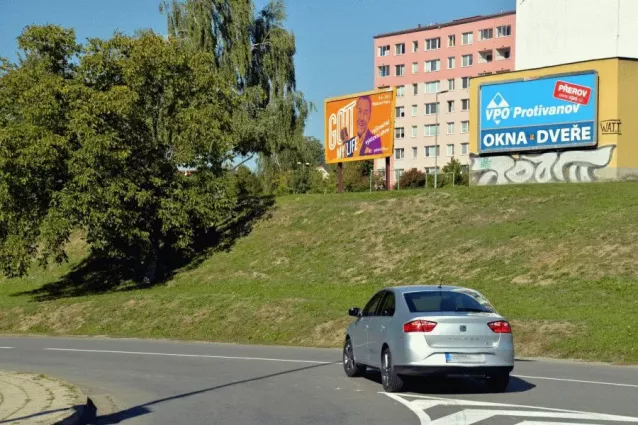 Hranická /U Pošty, Přerov, Přerov, billboard