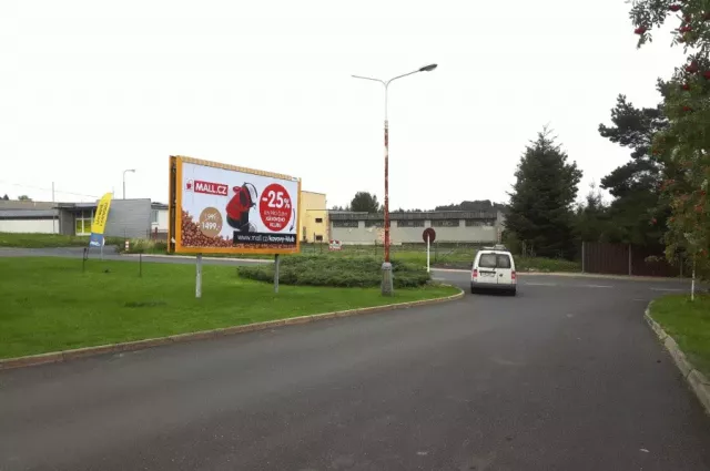 Lipová LIDL, Nový Bor, Česká Lípa, billboard