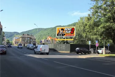 Železničářská PENNY, Ústí nad Labem, Ústí nad Labem, billboard prizma