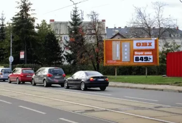 Závodní /Moravská, Ostrava, Ostrava, billboard