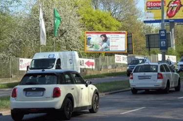 Spojovací /Pod šancemi, Praha 9, Praha 09, billboard