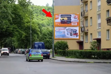 Šumavská /Bečovská, Karlovy Vary, Karlovy Vary, billboard