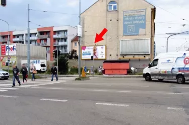 Tržní /Hladíkova I/42, Brno, Brno, billboard
