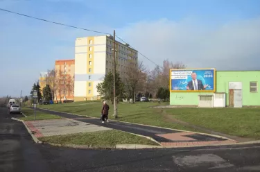 Hamerská /Gluckova NC, Litvínov, Most, billboard