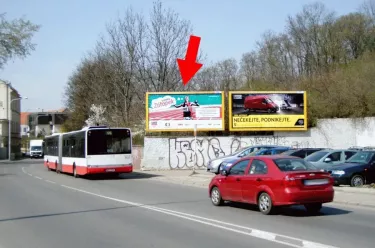 Křižíkova STROJÍRNY, Brno, Brno, billboard