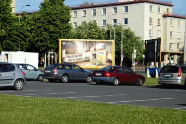Palackého tř. nádr.BUS, Pardubice, Pardubice, billboard