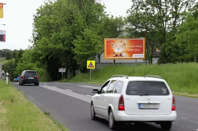 Zdiby, II/608,Zdiby, Praha-východ, billboard