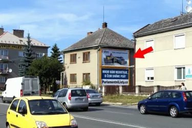 Přerovská /Hollarova I/55, Olomouc, Olomouc, billboard