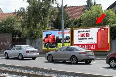 Švehlova /U Břehu, Praha 10, Praha 15, billboard
