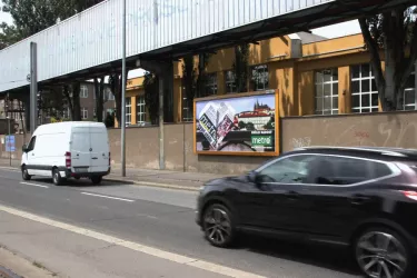 Kolbenova "M", Praha 9, Praha 09, billboard