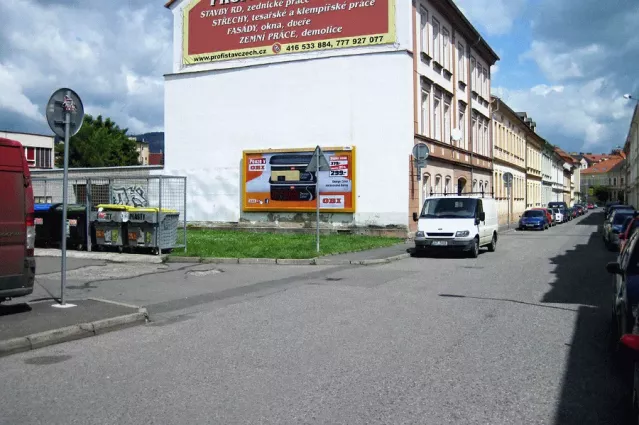 Masarykova /Turgeněvova, Litoměřice, Litoměřice, billboard