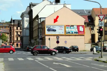 Panská /Brněnská, Ústí nad Labem, Ústí nad Labem, billboard