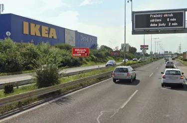 Rozvadovská spoj. IKEA, Praha 5, Praha 13, billboard