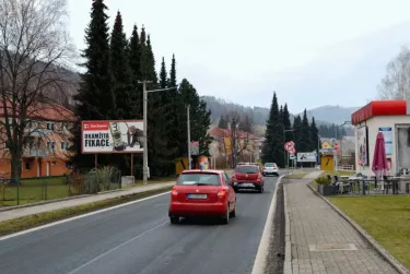 Jesenická I/44, Jeseník - Česká Ves, Jeseník, billboard