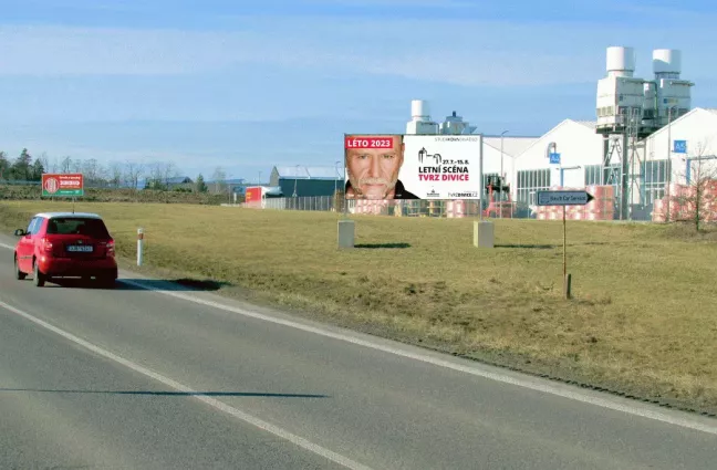 II/360, Velké Meziříčí, Velké Meziříčí, Žďár nad Sázavou, billboard